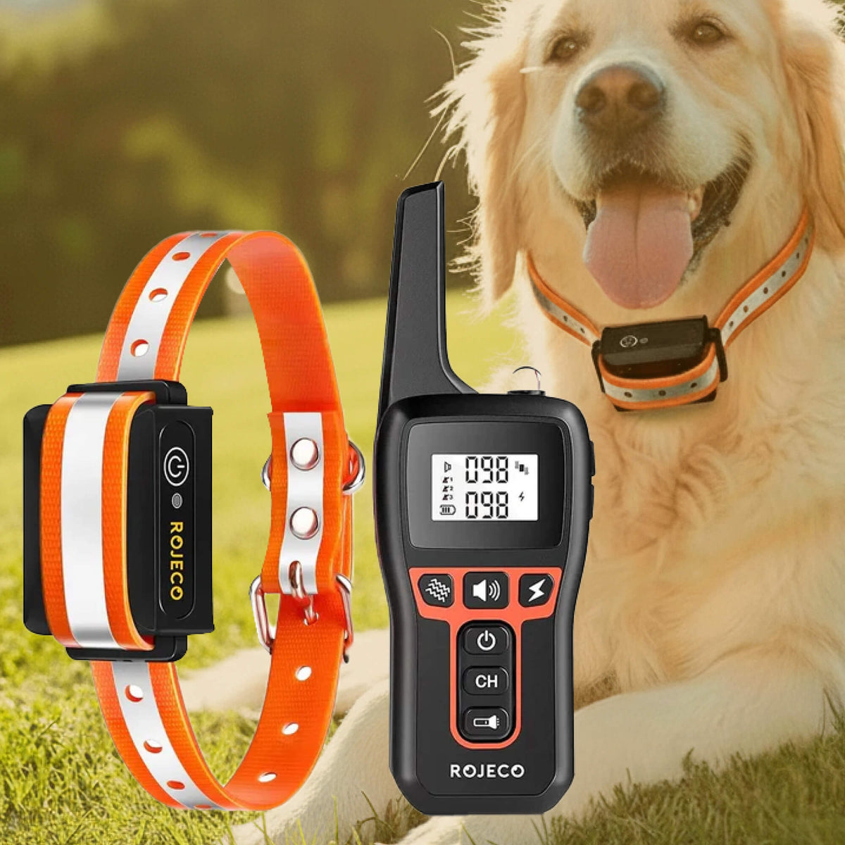 Dog Training Collar with Remote Control Waterproof Receiver and Lcd Display - Image 13