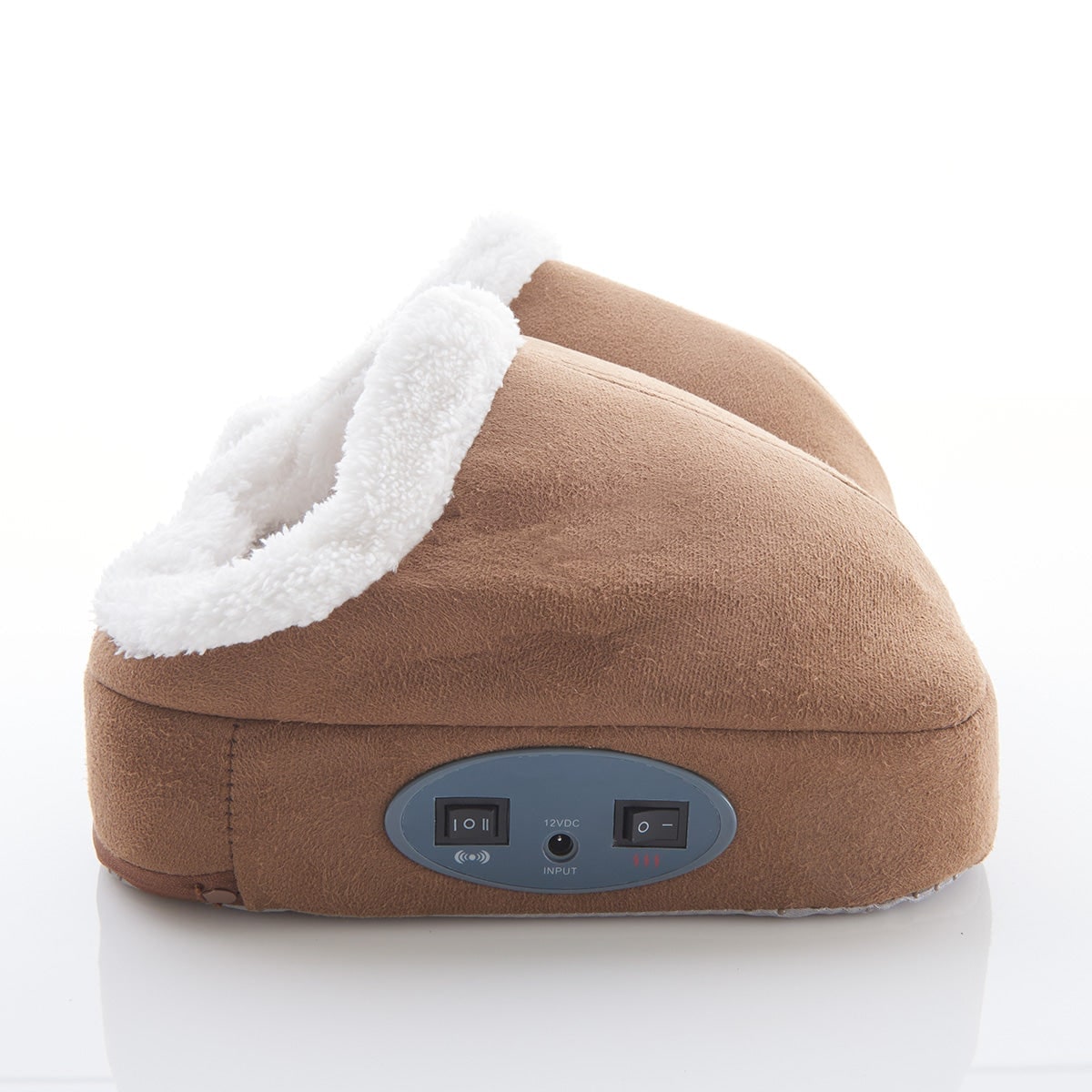Electric Foot Warmer and Massager with Vibrating Dual Pockets and Fleece Lining - Image 2