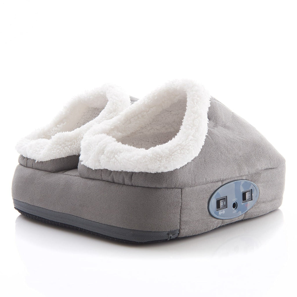 Electric Foot Warmer and Massager with Vibrating Dual Pockets and Fleece Lining - Image 4