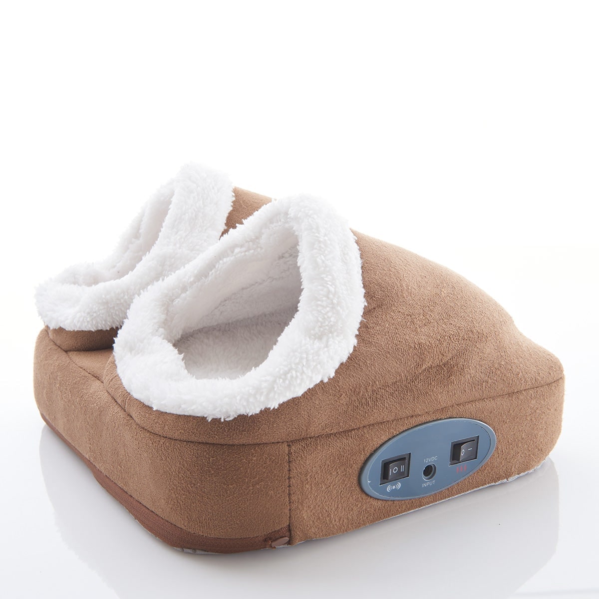 Electric Foot Warmer and Massager with Vibrating Dual Pockets and Fleece Lining - Image 6