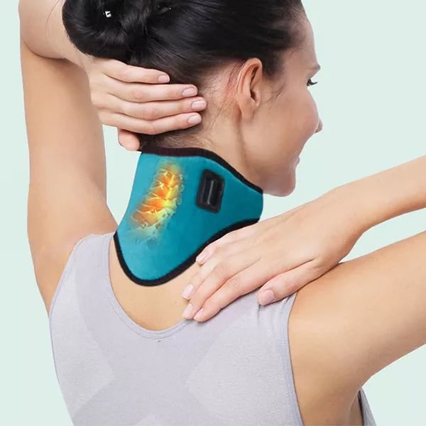 Electric Neck Heating Pad with Adjustable Strap and Soothing Heat Therapy - Image 1