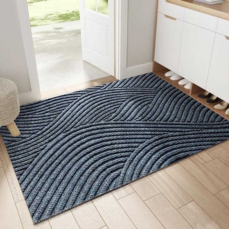 Entryway Doormat with Non-Slip Ribbed Texture and Dirt-Trapping Design - Image 13