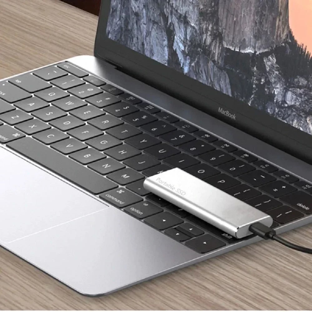 External Ssd Portable Solid State Drive with Usb-C and Aluminum Enclosure - Image 4