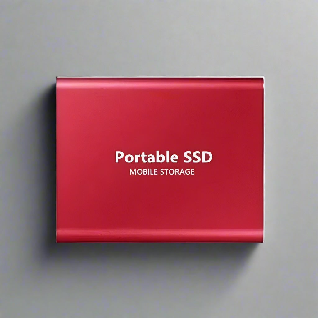 External Ssd Portable Solid State Drive with Usb-C Connection Cable - Image 3