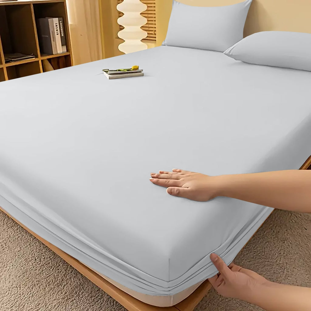 Extra Deep Fitted Bed Sheet with Wrinkle-Resistant Smooth Finish and Pocket Design - Image 27