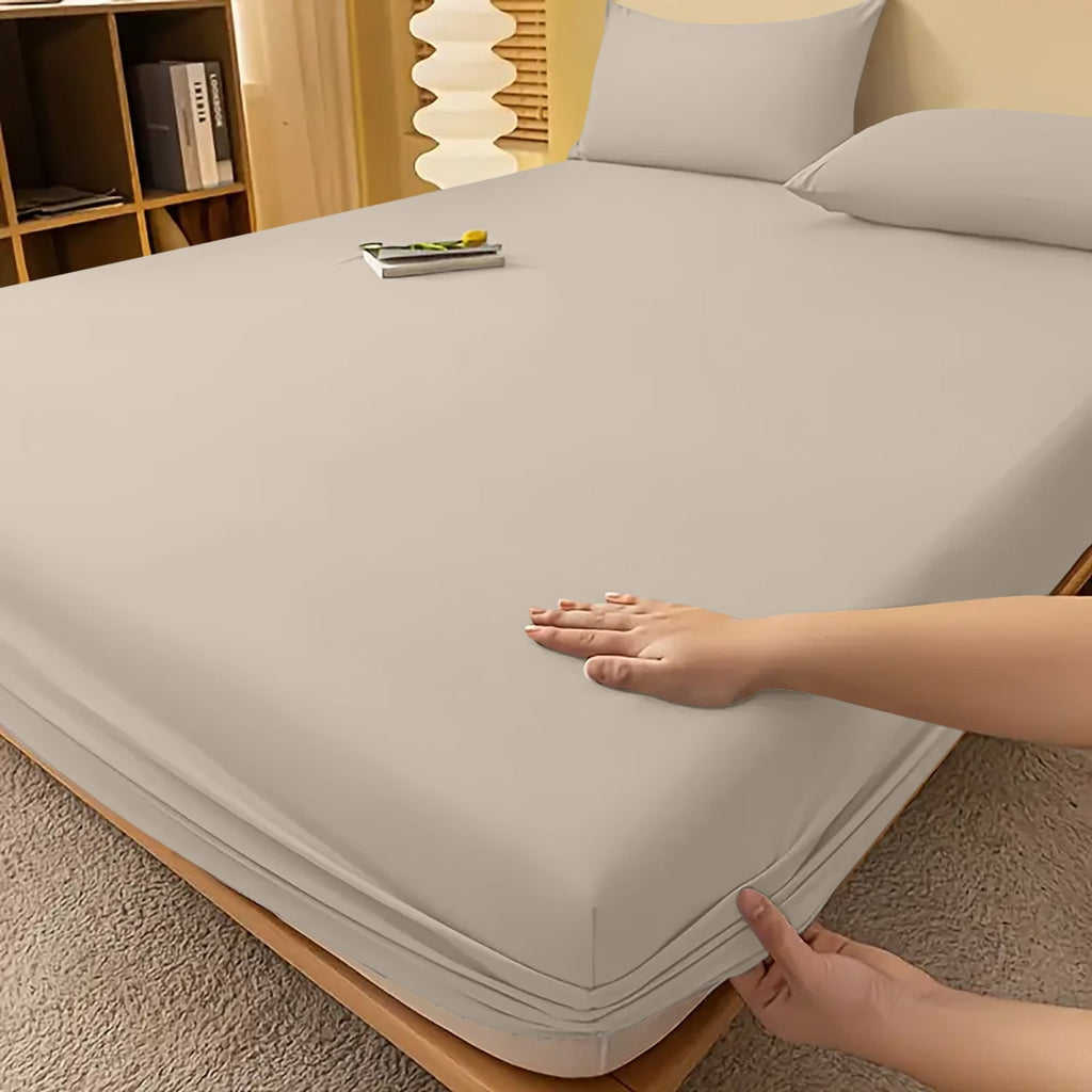 Extra Deep Fitted Bed Sheet with Wrinkle-Resistant Smooth Finish and Pocket Design - Image 38