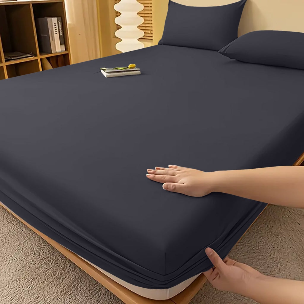 Extra Deep Fitted Bed Sheet with Wrinkle-Resistant Smooth Finish and Pocket Design - Image 45