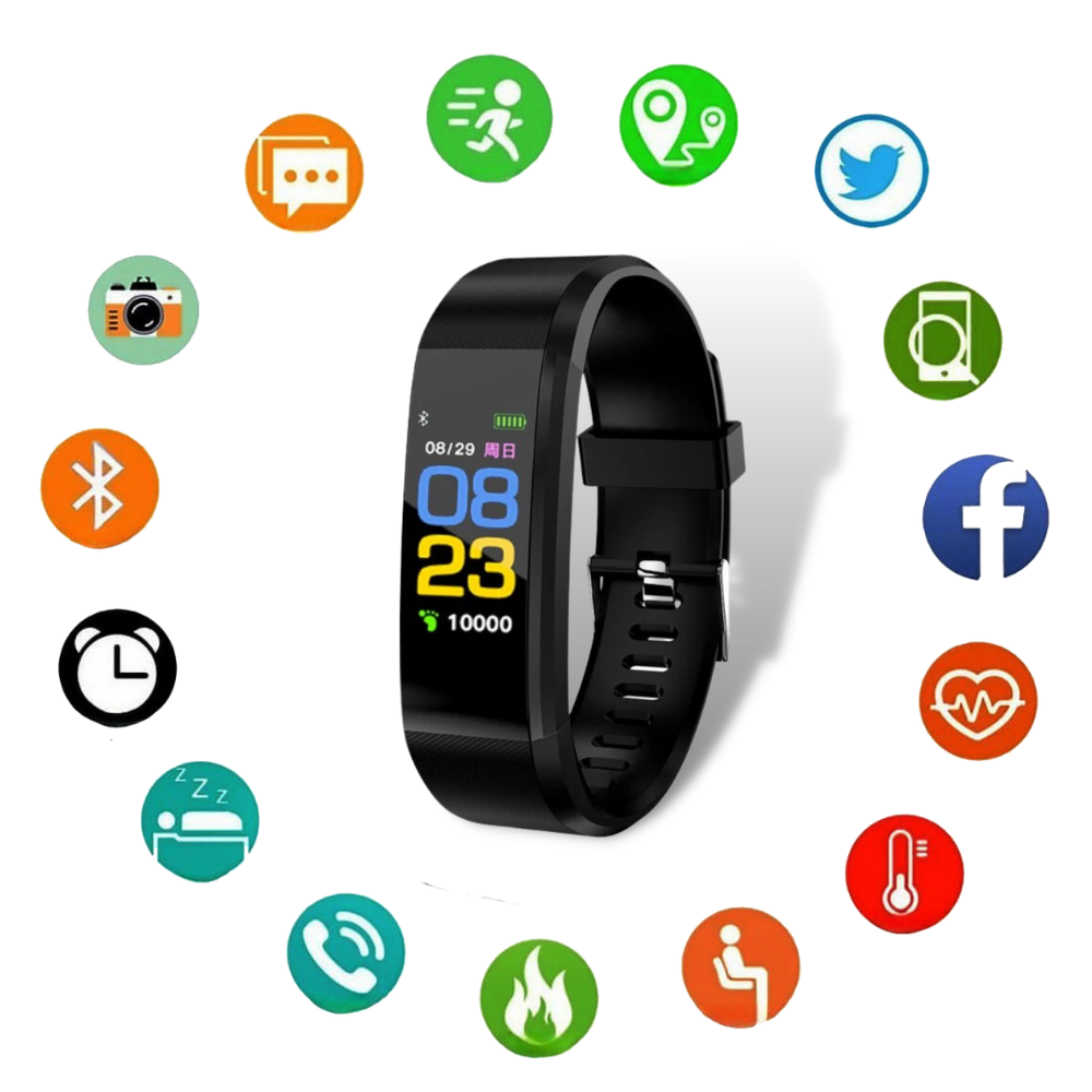 Fitness Tracker with Heart Rate Monitor Activity and Step Tracking Large Display - Image 8