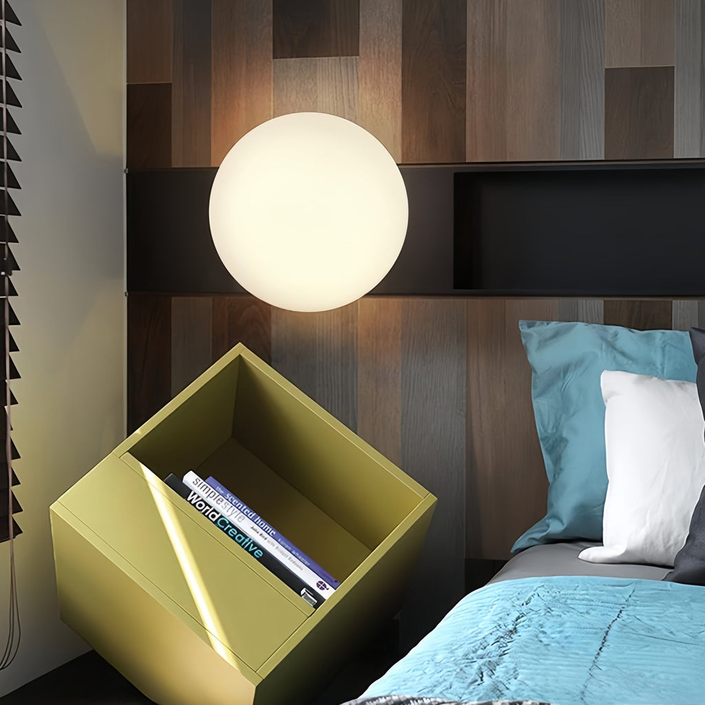 Flush Mount Ceiling Light with Frosted Glass Globe Sphere for Bedroom Hallway Modern Lighting - Image 3