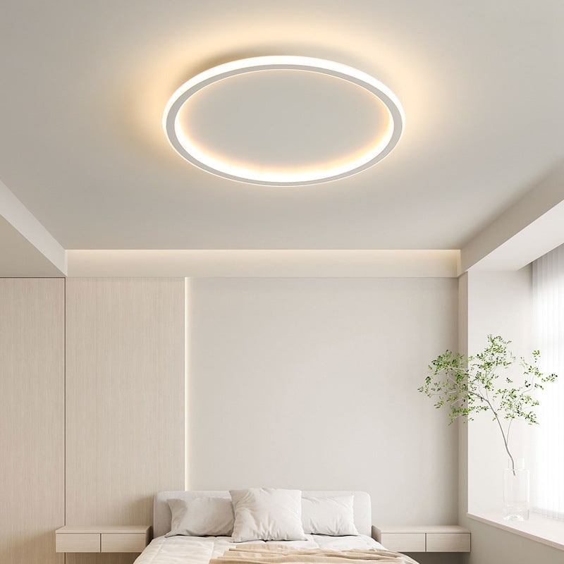 Flush Mount Ceiling Light with Integrated LED Ring Design and Modern Minimalist - Image 3