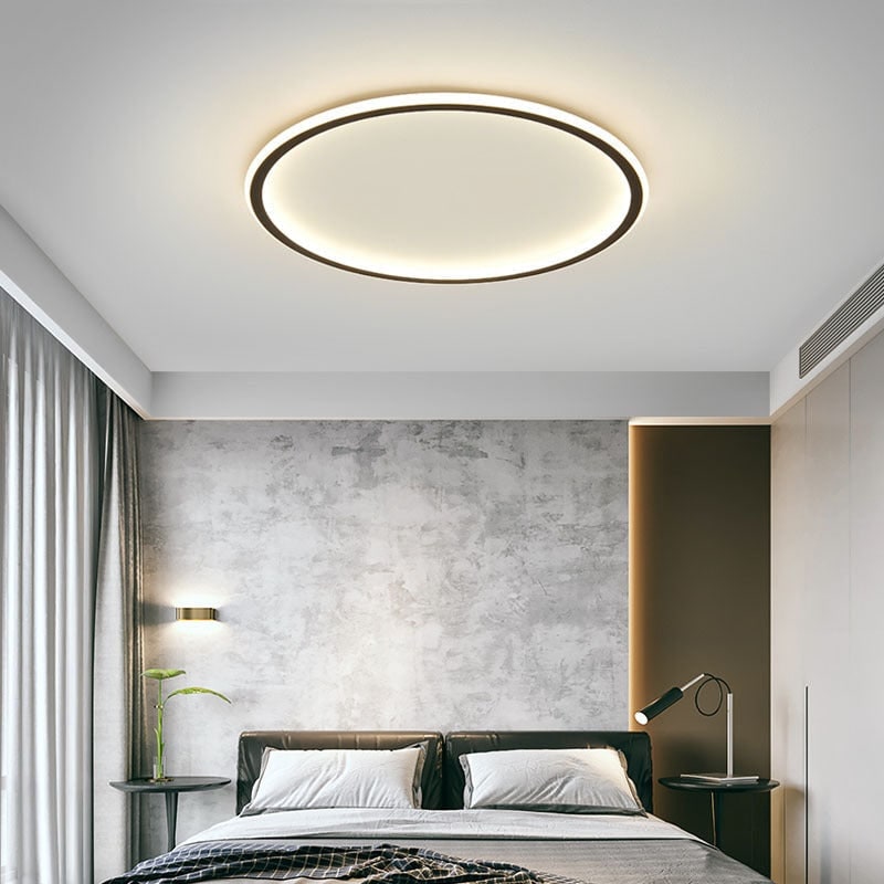 Flush Mount Ceiling Light with Integrated LED Ring Design and Modern Minimalist - Image 5