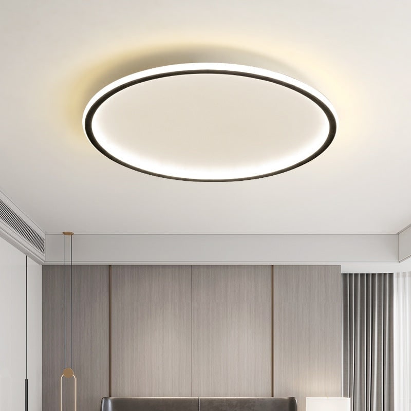 Flush Mount Ceiling Light with Integrated LED Ring Design and Modern Minimalist - Image 6