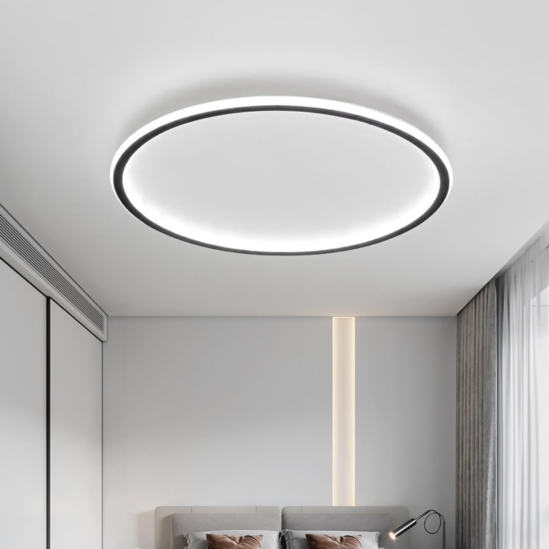 Flush Mount Ceiling Light with Integrated LED Ring Design and Modern Minimalist - Image 8