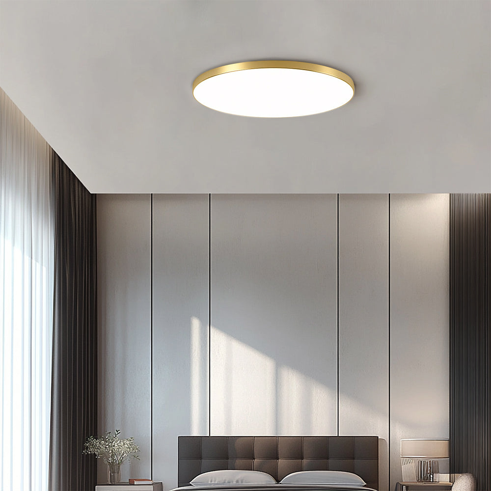 Flush Mount Ceiling Light with Round LED Fixture and Sleek Low Profile Design - Image 17