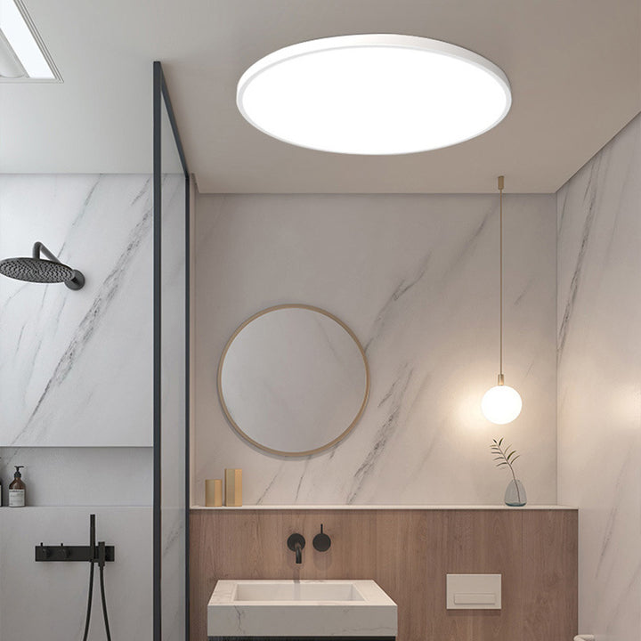 Flush Mount Ceiling Light with Round LED Fixture and Sleek Low Profile Design - Image 7