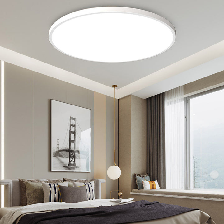 Flush Mount Ceiling Light with Round LED Fixture and Sleek Low Profile Design - Image 8