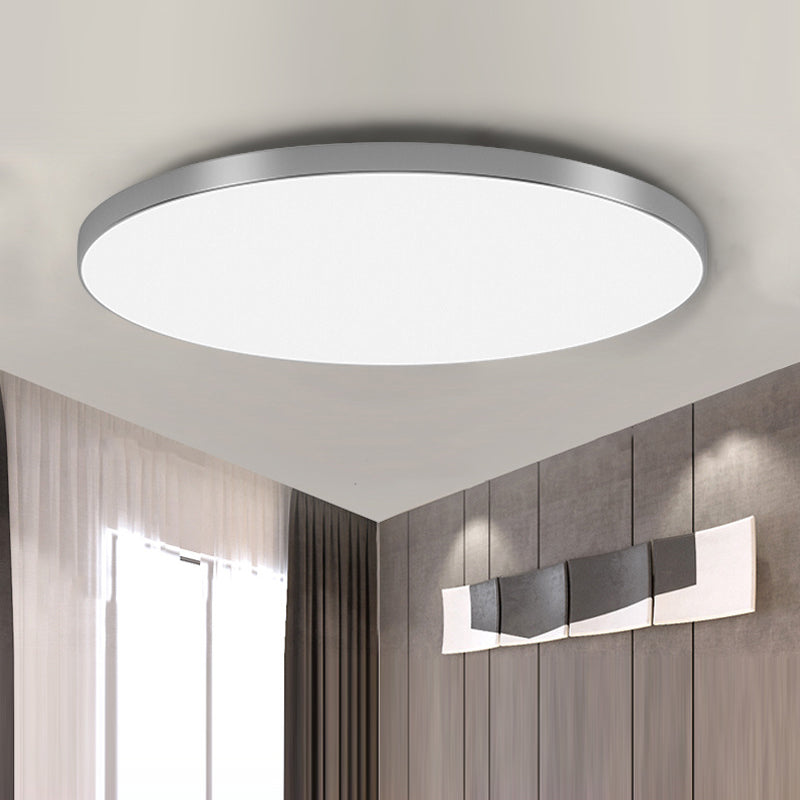 Flush Mount Ceiling Light with Round LED Fixture and Sleek Low Profile Design - Image 9