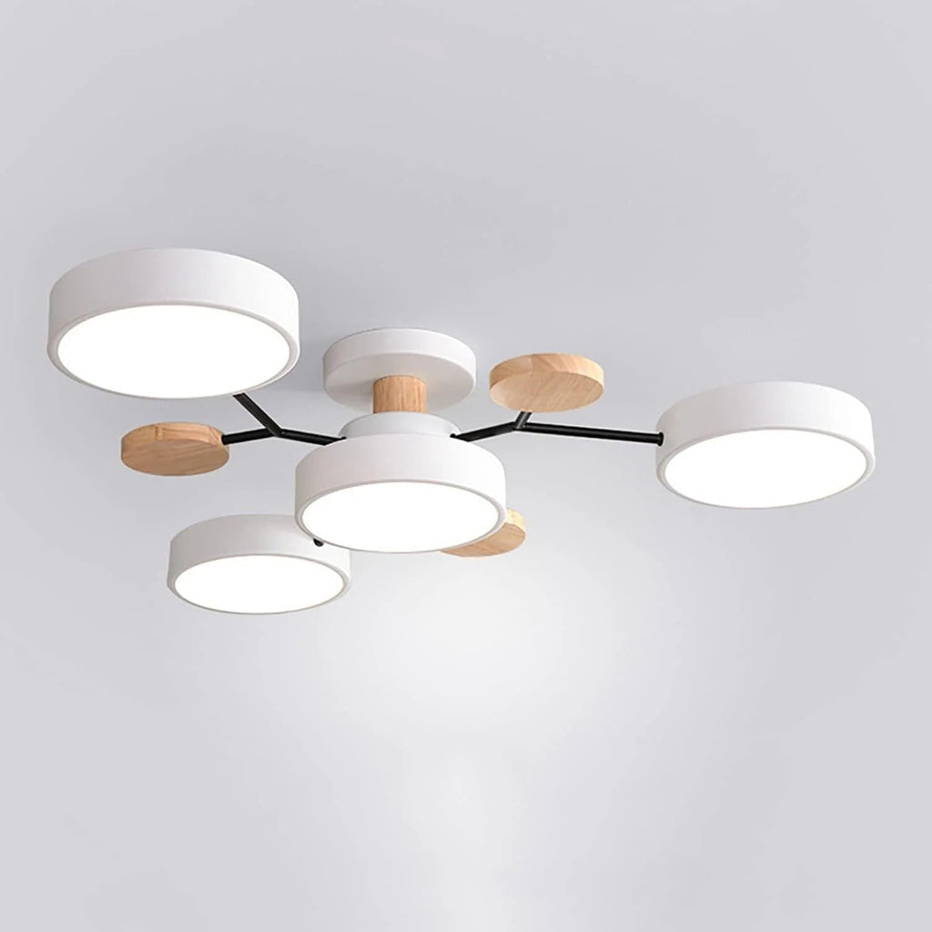Flush Mount Ceiling Light with Semi Modern LED Multi-Light Design for Hallway Bedroom - Image 21