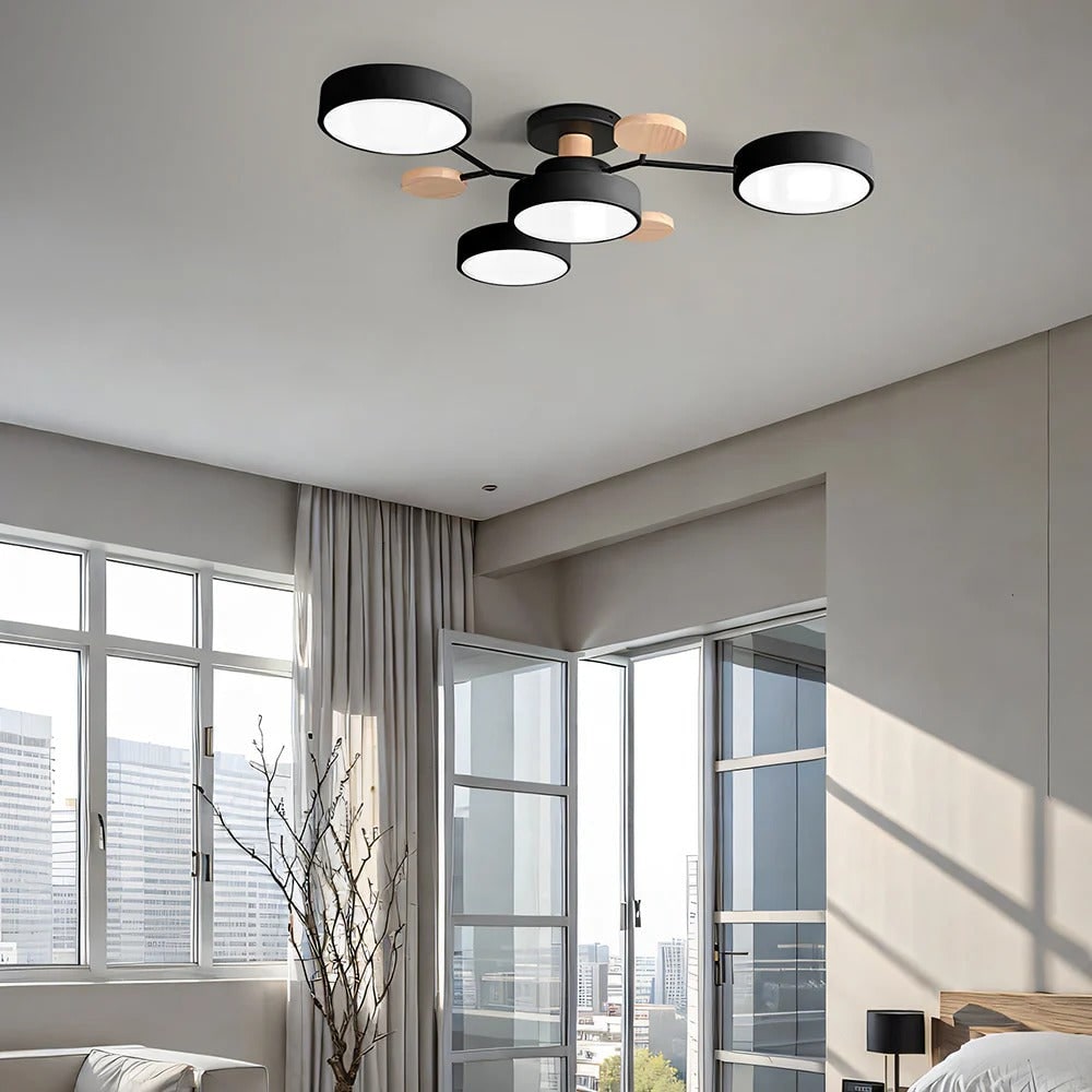 Flush Mount Ceiling Light with Semi Modern LED Multi-Light Design for Hallway Bedroom - Image 32