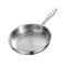 Frying Pan with Stainless Steel Construction and Hammered Interior - Image 6