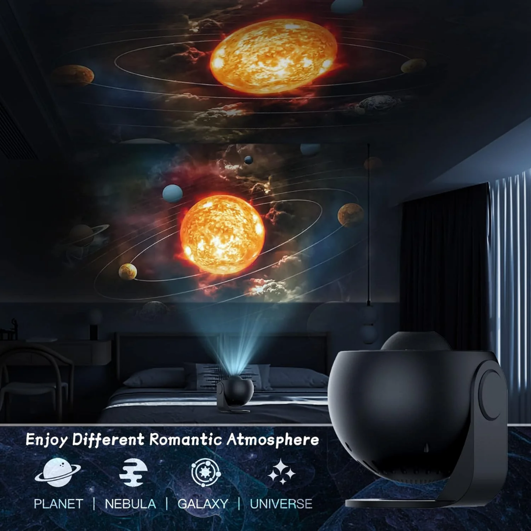 Galaxy Projector with Interchangeable Scene Discs and 360° Rotation - Image 10
