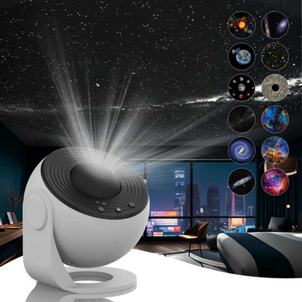 Galaxy Projector with Interchangeable Scene Discs and 360° Rotation - Image 14
