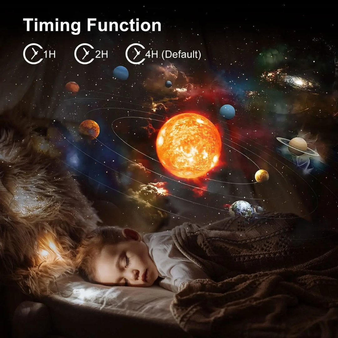 Galaxy Projector with Interchangeable Scene Discs and 360° Rotation - Image 4