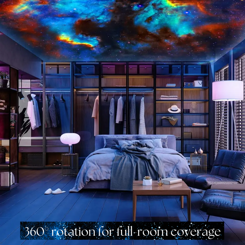 Galaxy Projector with Interchangeable Scene Discs and 360° Rotation - Image 9