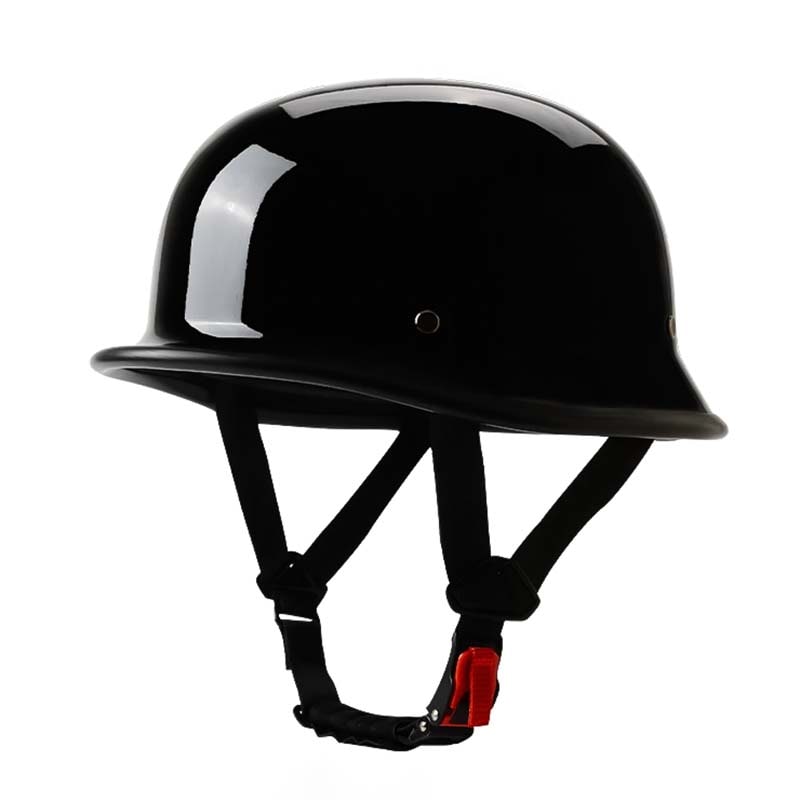 German Motorcycle Half Helmet with Dot Certification and Quick-Release Buckle - Image 4
