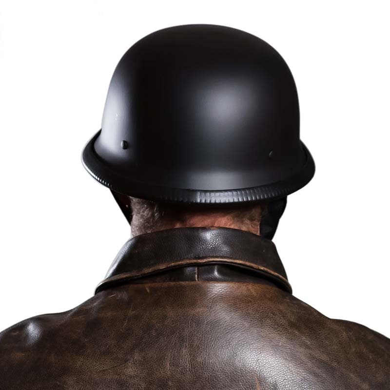 German Motorcycle Half Helmet with Dot Certification and Quick-Release Buckle - Image 8