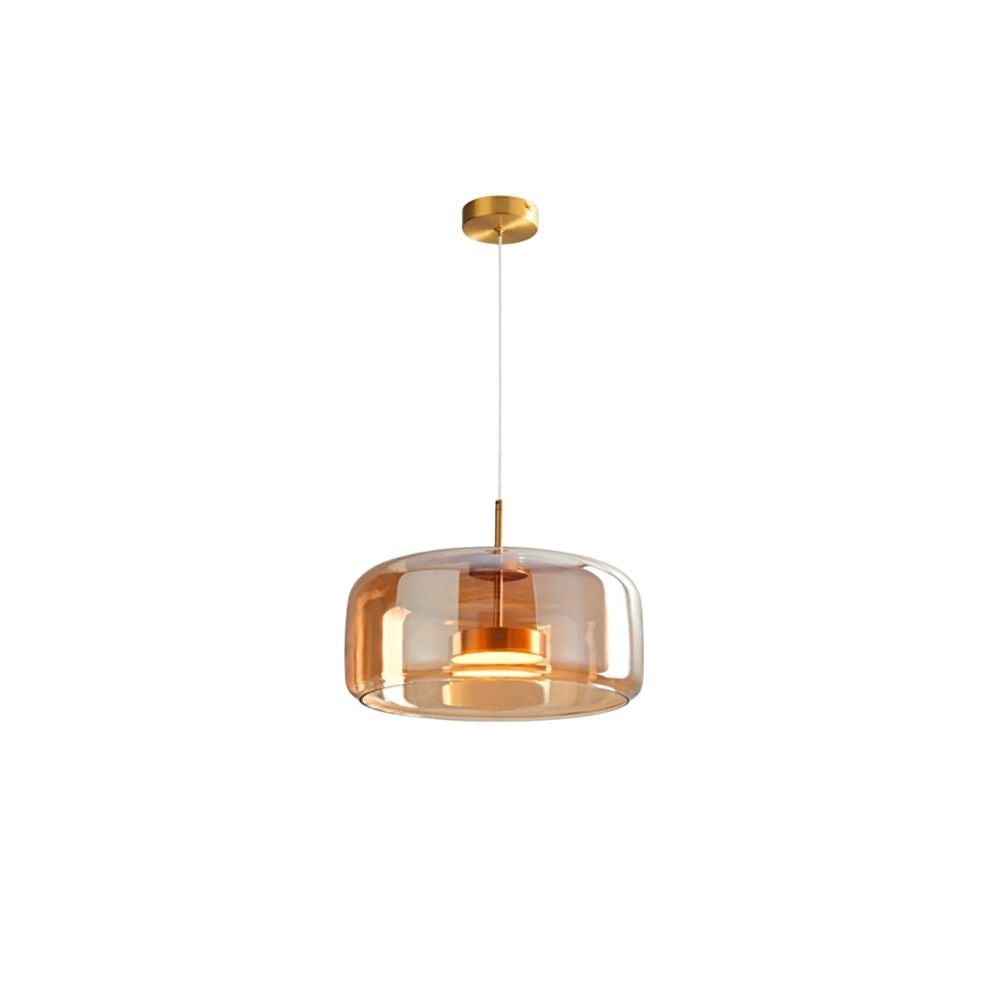 Glass Pendant Lights with Integrated LED Adjustable Cord and Gold Plated Brass Hardware - Image 36