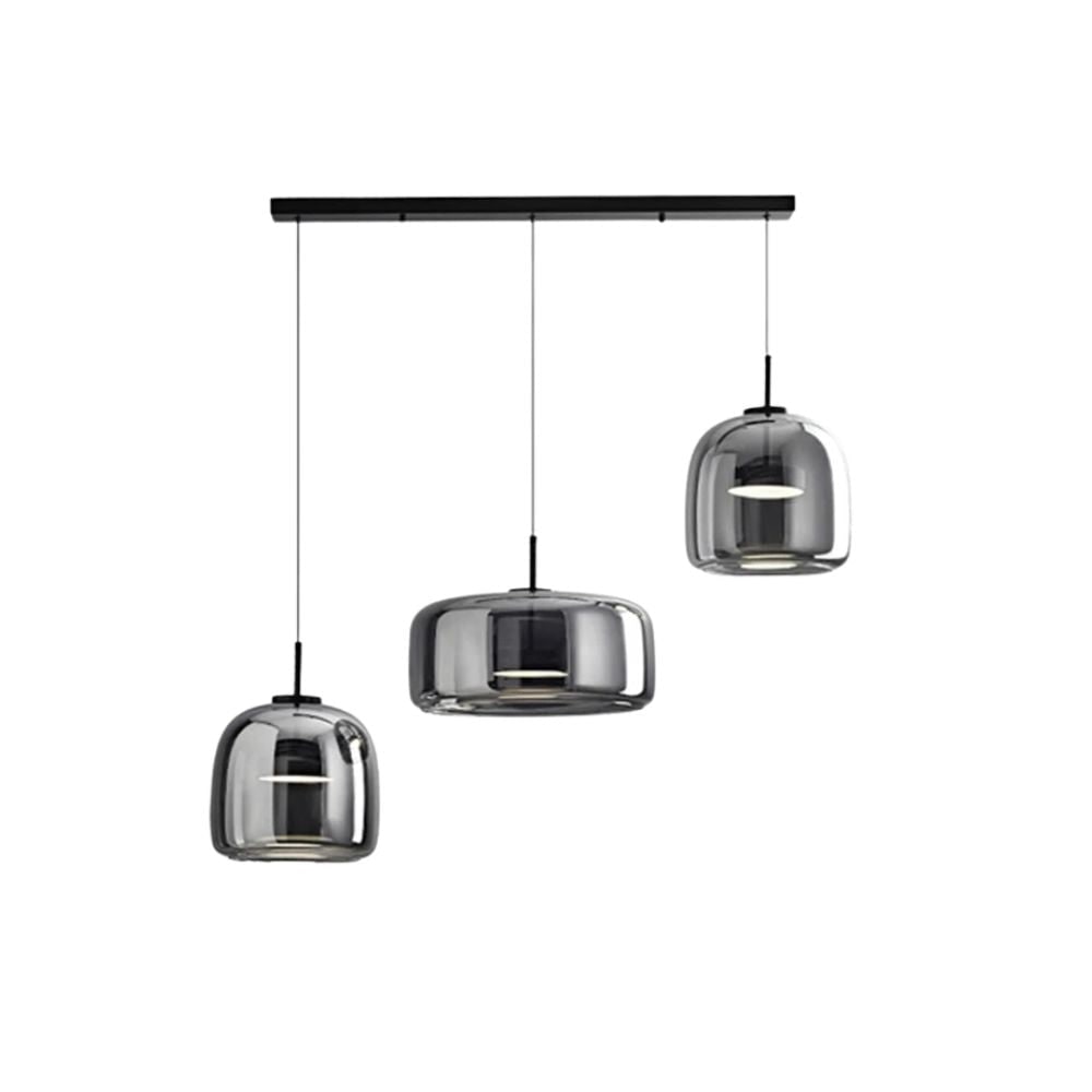 Glass Pendant Lights with Integrated LED Adjustable Cord and Gold Plated Brass Hardware - Image 45