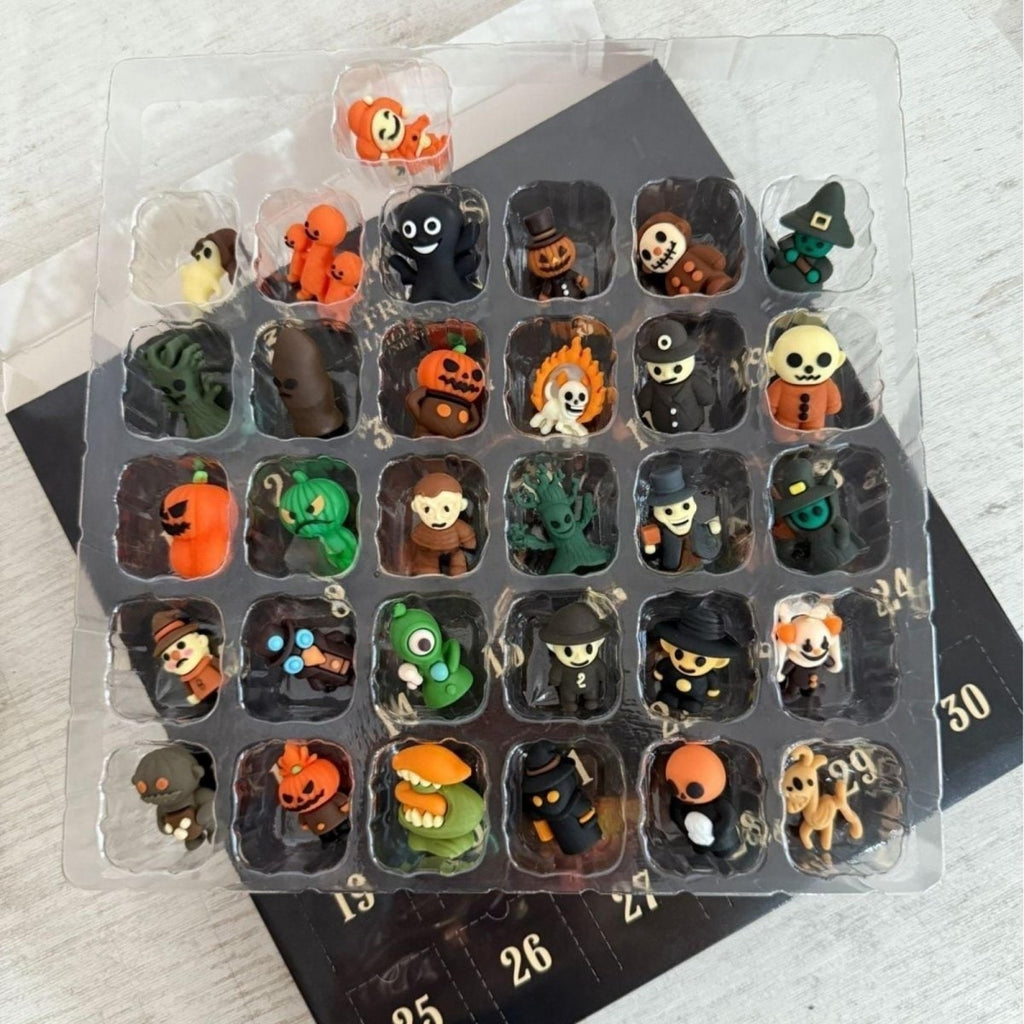 Halloween Advent Calendar Countdown with Collectible Spooky Miniature Figurines - Image 6
