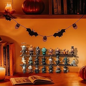 Halloween Advent Calendar Countdown with Spooky Miniature Figurines for Kids' Party Decoration - Image 6