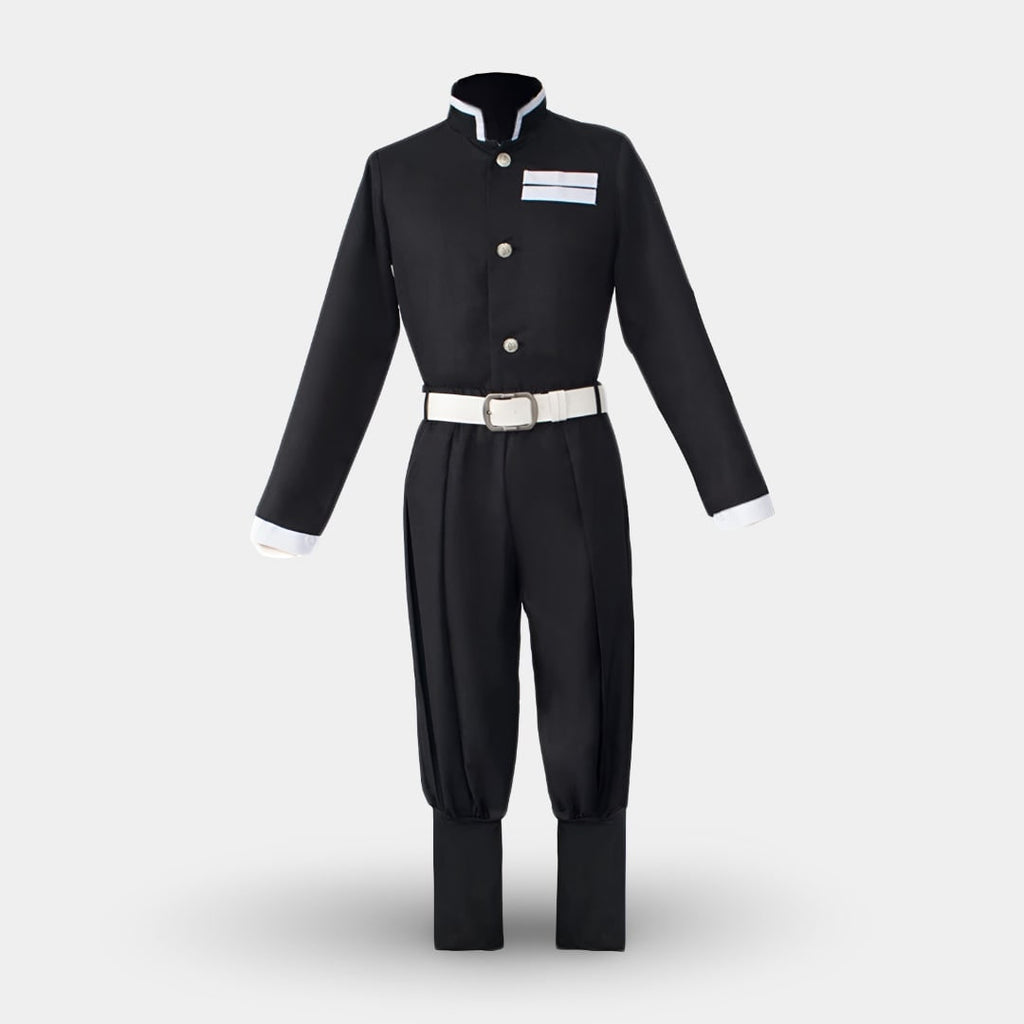 Halloween Anime Cosplay Costume with Flame Cape and demon hunter saga Uniform - Image 4