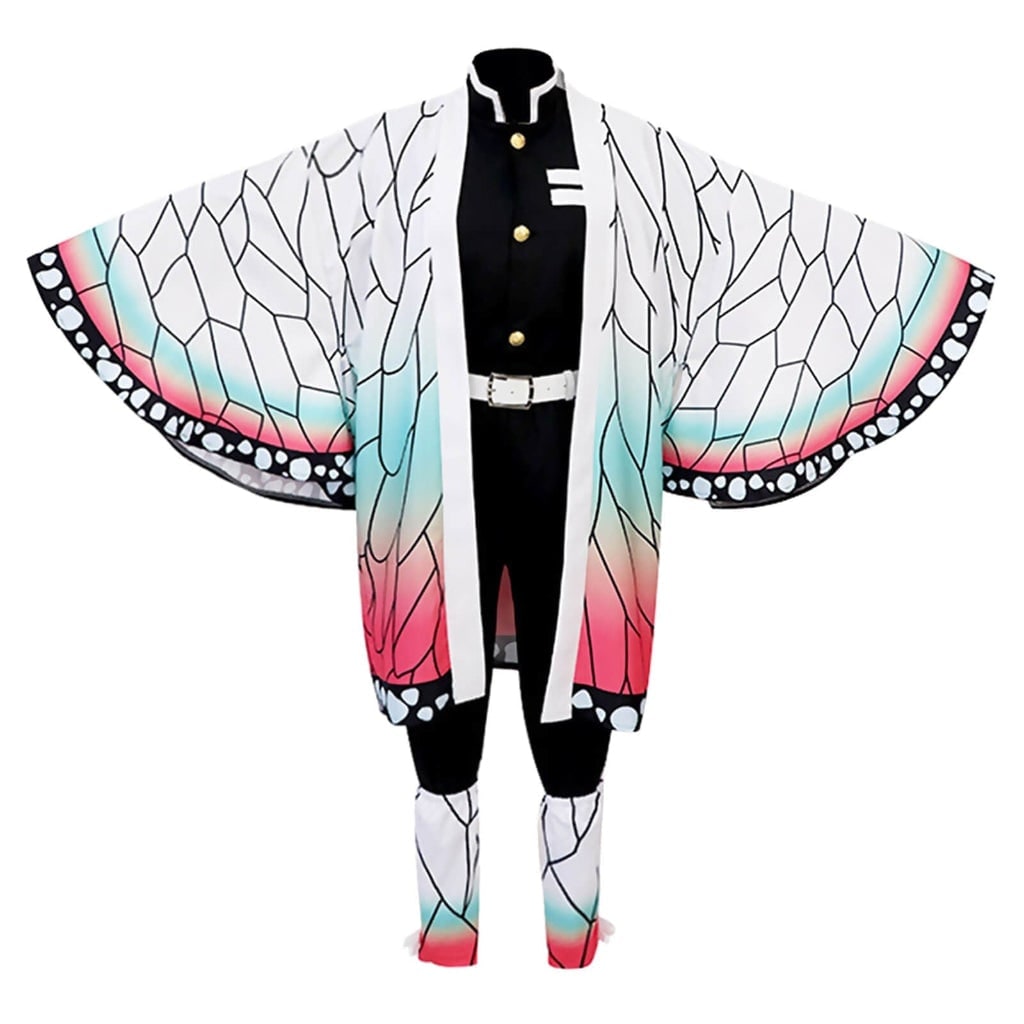 Halloween Anime Cosplay Costume with Haori Jacket LED and Toy Accessories Set - Image 7