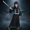 Halloween Anime Warrior Cosplay Costume with High Collar and Wide Sleeves - Image 1
