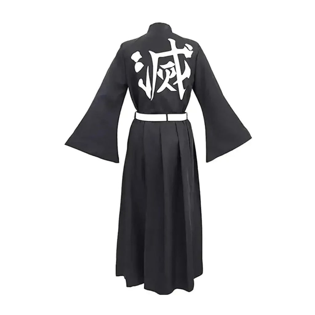 Halloween Anime Warrior Cosplay Costume with High Collar and Wide Sleeves - Image 5