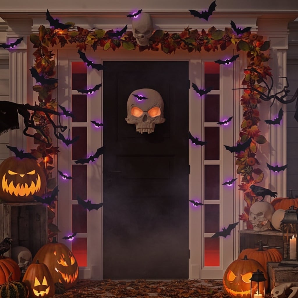 Halloween Bat Decorations with LED Lights for Indoor Outdoor Yard and Party - Image 4