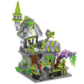 Halloween Building Blocks Construction Set with Pumpkin House and Ghost Figures for Kids - Image 6