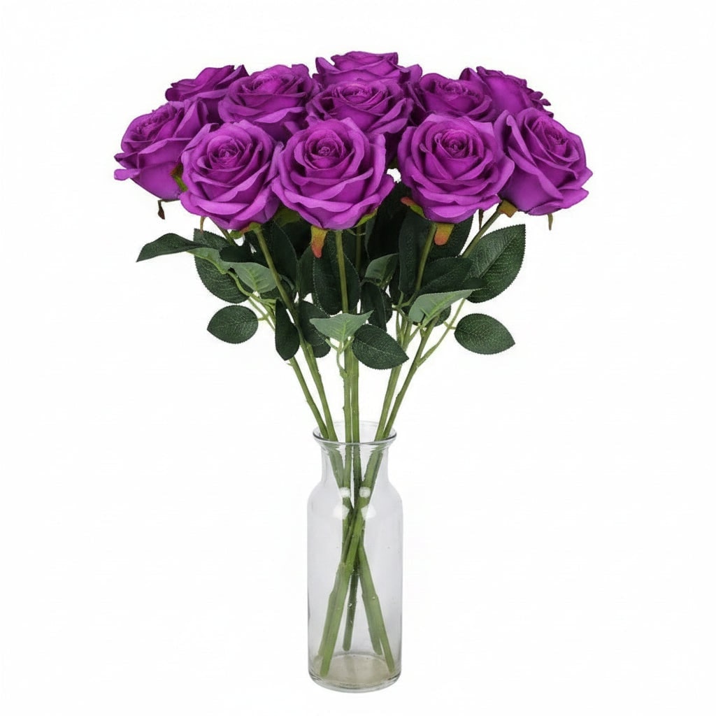 Halloween Bulk Artificial Roses with Realistic Layered Petals for Spooky - Image 6