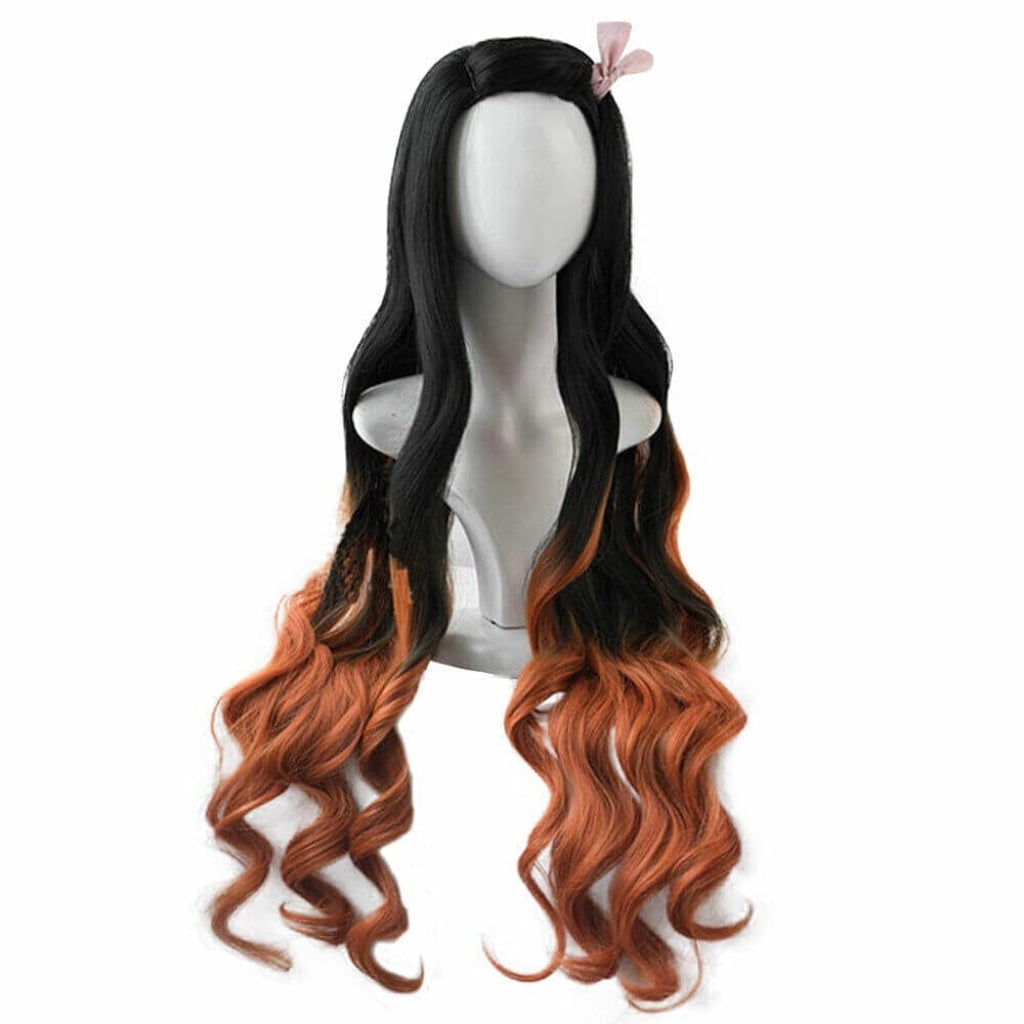 Halloween Cosplay Wig with Layered Synthetic Hair and Anime-Inspired Styling for Costume Party - Image 14
