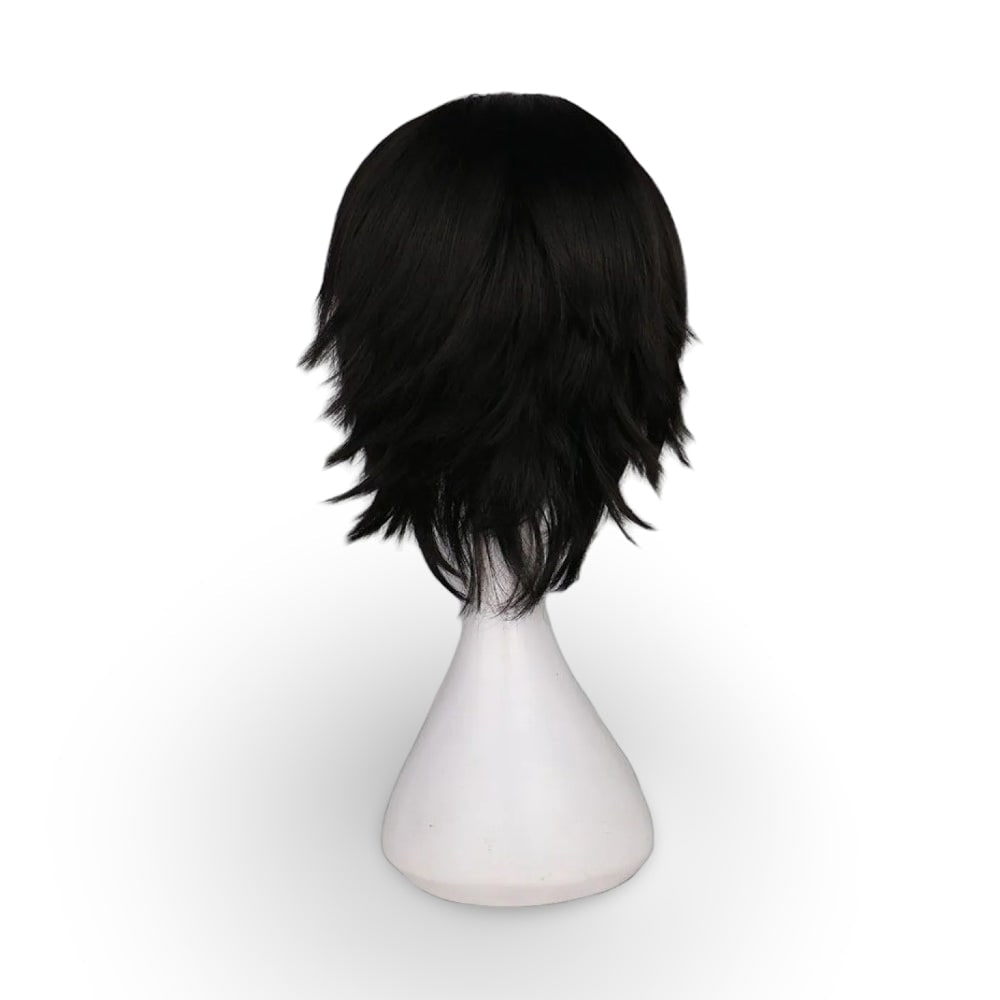 Halloween Cosplay Wig with Layered Synthetic Hair and Anime-Inspired Styling for Costume Party - Image 4