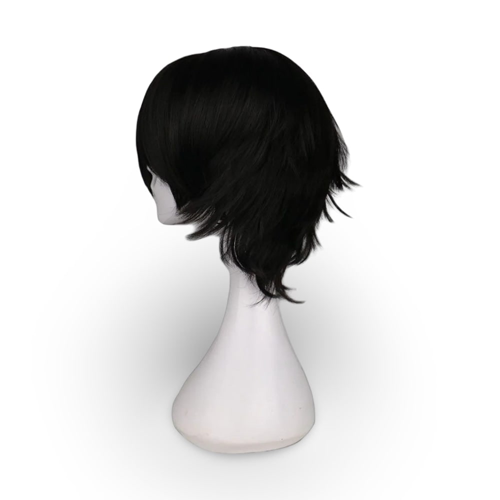 Halloween Cosplay Wig with Layered Synthetic Hair and Anime-Inspired Styling for Costume Party - Image 5