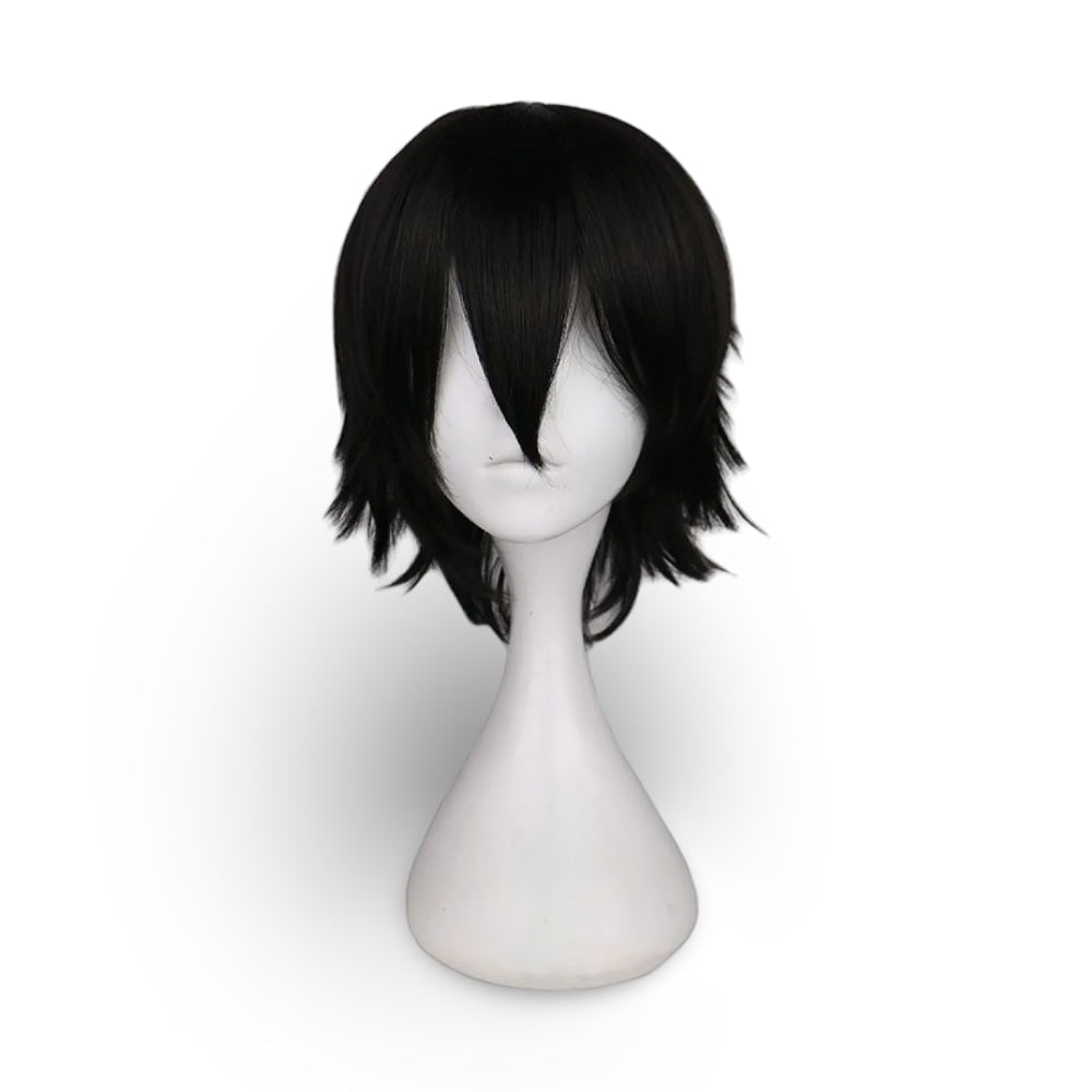 Halloween Cosplay Wig with Layered Synthetic Hair and Anime-Inspired Styling for Costume Party - Image 6