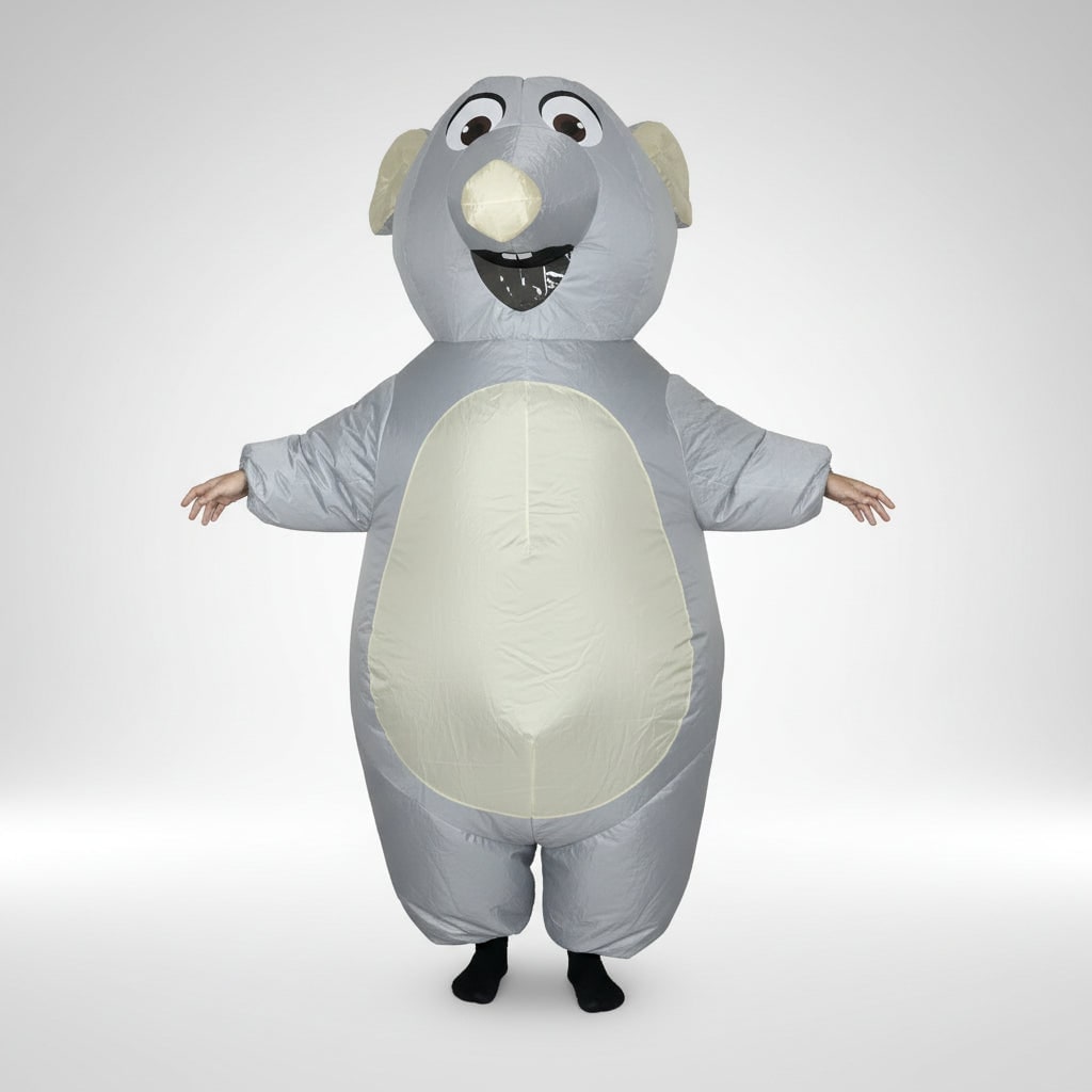 Halloween Inflatable Costume Full Body Animal Outfit with Clear Viewing Window - Image 2
