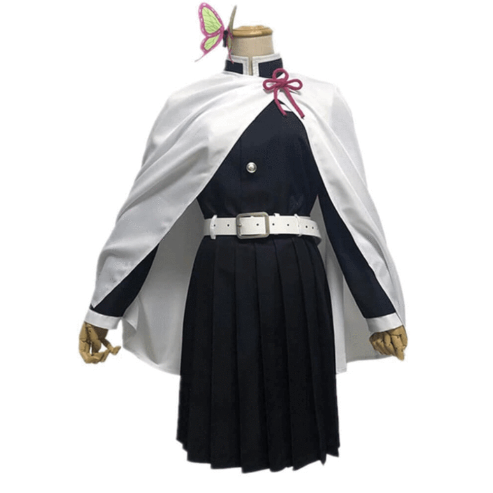 Halloween Kids' Anime Cosplay Costume with Kimono Haori Coat and Obi Belt Outfit - Image 16