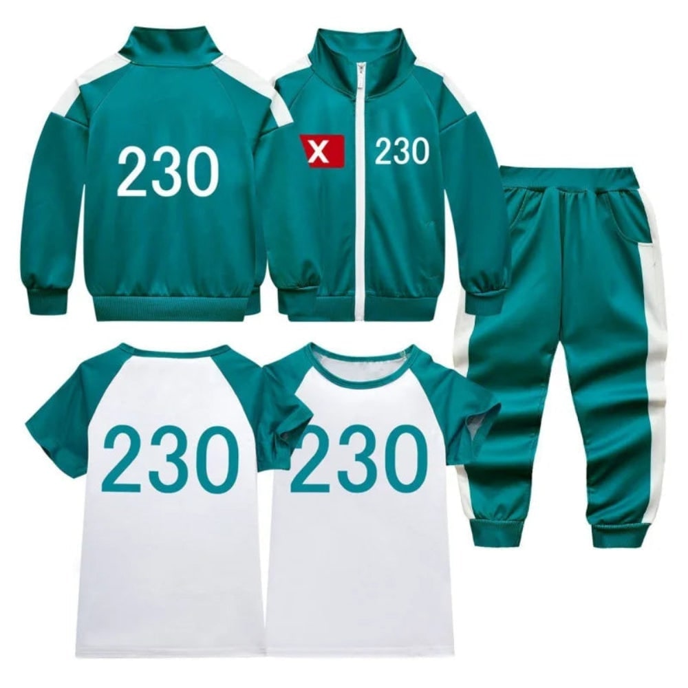 Halloween Kids' Tracksuit Costume Three-Piece Set with Jacket Pants and T-Shirt - Image 2