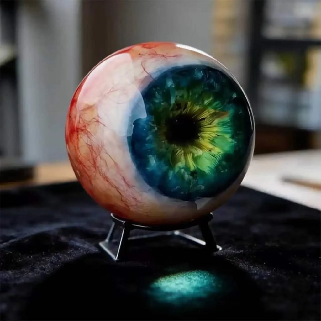 Halloween Porch Decorations Eyeball Decor with Stand - Image 4