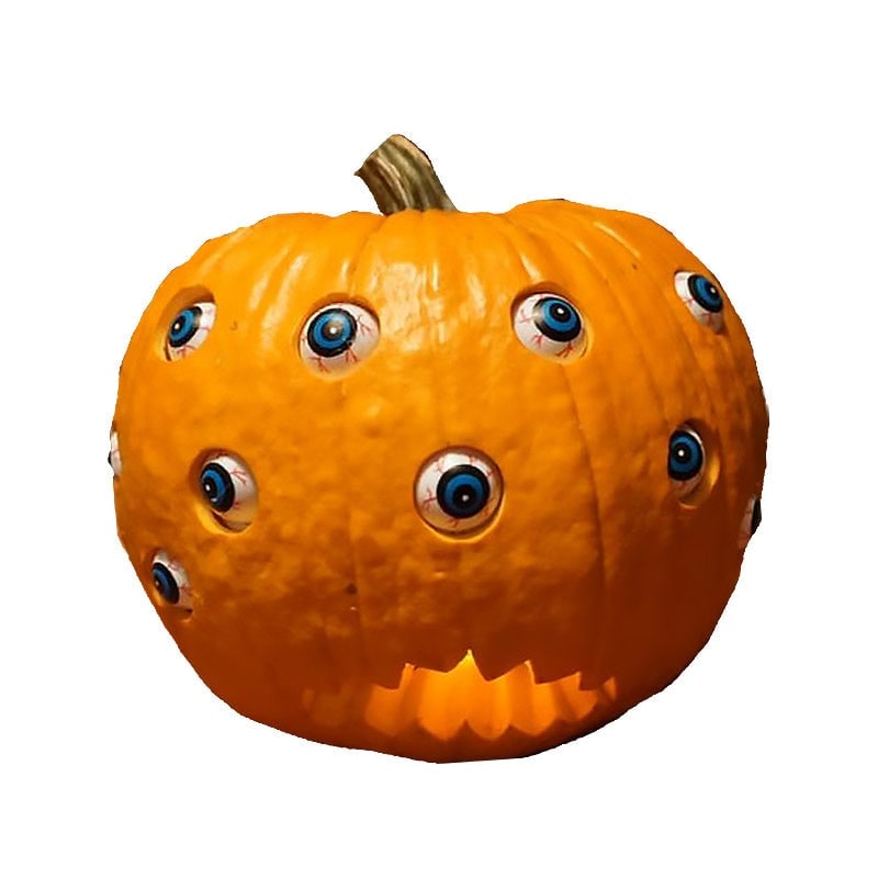 Halloween Pumpkin Decorations with Moving Electronic Eyes and Animatronic Prop Design - Image 10
